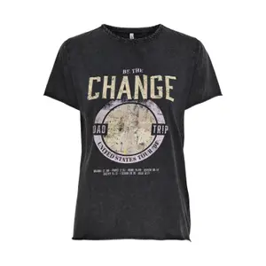 T-shirt för kvinnor Only onllucy life road image-0