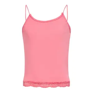 Girl's sleeveless T-shirt Only kids kontira life image-0