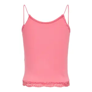 Girl's sleeveless T-shirt Only kids kontira life image-1