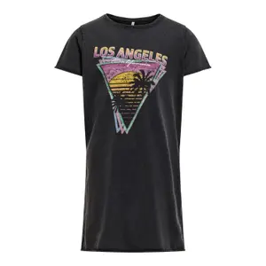 Oversized girl's T-shirt Only kids konlucy life L.A image-0