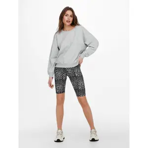 Sweatshirt med rund halsringning för kvinnor Only onlkappi image-3
