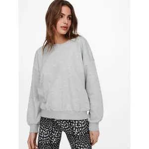 Sweatshirt med rund halsringning för kvinnor Only onlkappi image-2