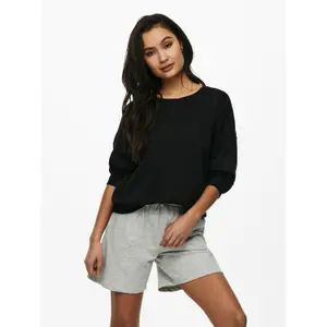 Sweatshirt med rund halsringning för kvinnor Only onlkappi image-1