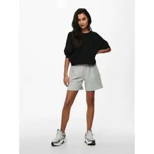 Sweatshirt med rund halsringning för kvinnor Only onlkappi image-2