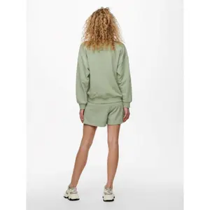 Sweatshirt med rund halsringning för kvinnor Only onlkappi image-5
