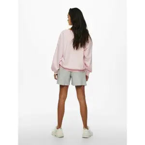 Sweatshirt med rund halsringning för kvinnor Only onlkappi image-6