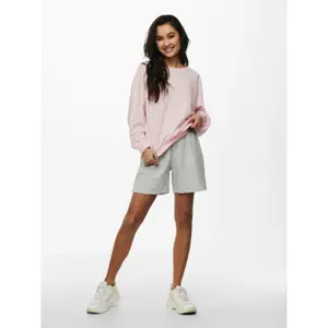 Sweatshirt med rund halsringning för kvinnor Only onlkappi image-2