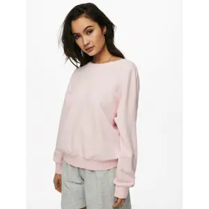 Sweatshirt med rund halsringning för kvinnor Only onlkappi image-4