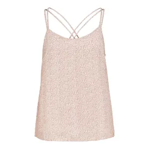 T-shirt för kvinnor Only onlevi singlet wovens image-0