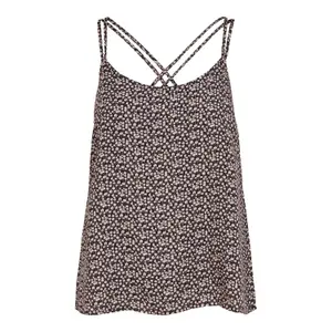 T-shirt för kvinnor Only onlevi singlet wovens image-0