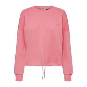 Sweatshirt med rund halsringning för kvinnor Only onlnubi life image-0