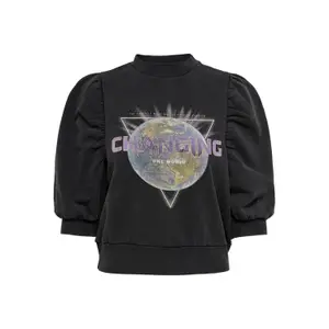 Sweatshirt för kvinnor Only onllucinda life image-0