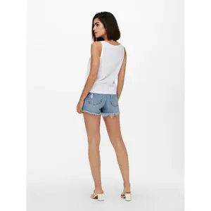 Women's sleeveless T-shirt Only onlsmiley life image-6