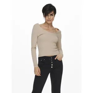 Jumper med V-ringning för kvinnor Only onlmary image-2
