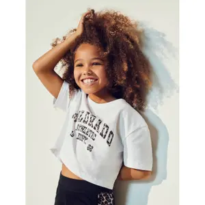Girl's T-shirt Only kids konpenny life croppeds image-2