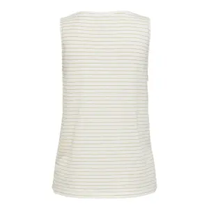 Women's sleeveless T-shirt Only onlsteffi glitter stripes image-1