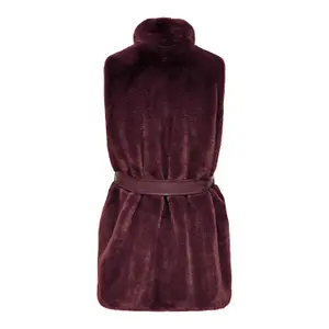 Damesgilet Only onlvida faux fur waistcoat image-3