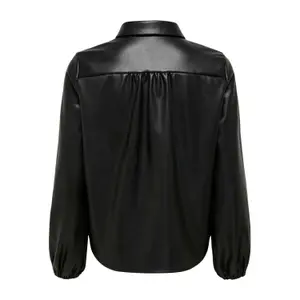 Woman's shirt Only onljil-malina faux leather image-1