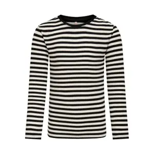 Girl's long sleeve T-shirt Only konmoulin stripe image-0