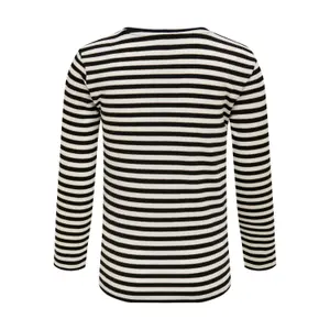 Girl's long sleeve T-shirt Only konmoulin stripe image-1