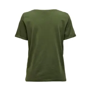 T-shirt för kvinnor Only onlkita life glitter image-1