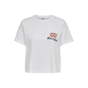 T-shirt för kvinnor Only onlrainbow image-0