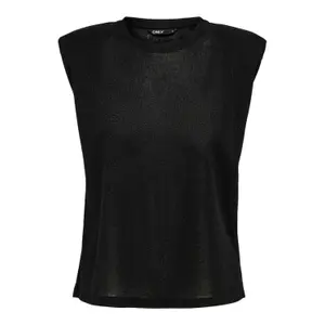 Women's sleeveless T-shirt Only onlsilvery houlderpads image-0