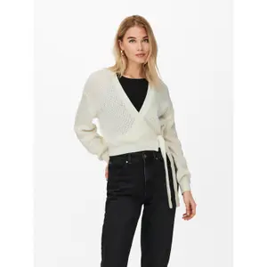 Strickjacke, langarm, Frau Only onlbreda wrap image-3