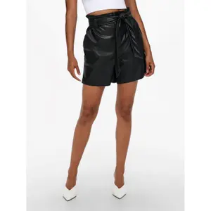 Women's shorts Only onldee faux leather image-1