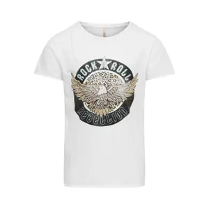 Girl's T-shirt Only kids konlucy life fit leo rock image-0