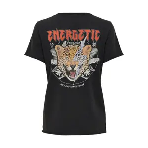 T-shirt för kvinnor Only onllucy life reg animal nltop image-1