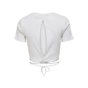 T-shirt för kvinnor Only onlliv life rib strings image-1