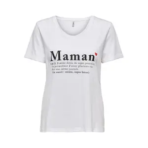 T-shirt för kvinnor Only onlmaman life image-0