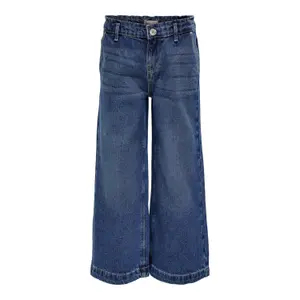 Girl's cropped jeans Only kids koncomet wide image-0