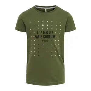 Girl's short sleeve fit t-shirt Only konkita life image-0