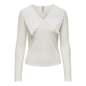 Women's long sleeve T-shirt Only onllaura collars image-0