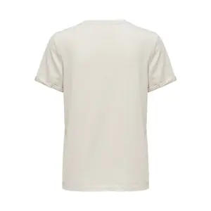 T-shirt för kvinnor Only onllucy fold-up image-1