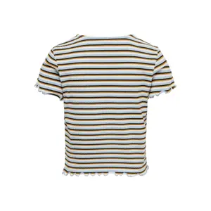 Girl's T-shirt Only kids konemma stripe image-1
