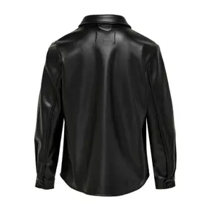 Girl's long sleeve shirt Only konruma faux leather image-1