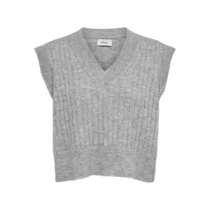 Jumper med V-ringning för kvinnor Only onlphiline vest ex knt image-0