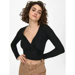 Langarmshirt, Frau Only onlemma tie image-3