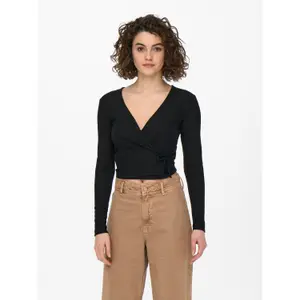 Langarmshirt, Frau Only onlemma tie image-2