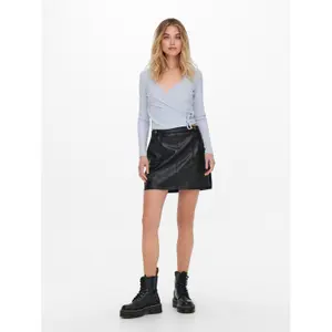 Langarmshirt, Frau Only onlemma tie image-1