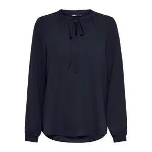 Women's long sleeve T-shirt Only onlnova lux string solid image-0