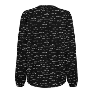 Women's long sleeve T-shirt Only onlnova life string aop 2 image-1