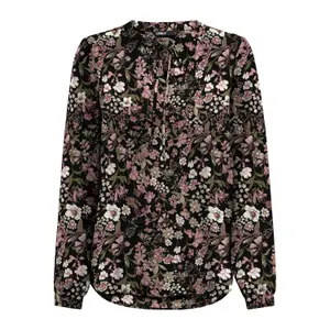Women's long sleeve T-shirt Only onlnova life string aop 2 image-0