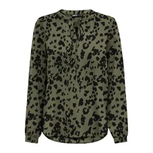 Women's long sleeve T-shirt Only onlnova life string aop 2 image-0