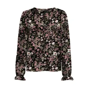 Women's long sleeve T-shirt Only onlnova life uma aop image-0