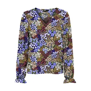 Women's long sleeve T-shirt Only onlnova life uma aop image-0