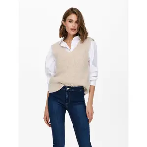 Women's sleeveless sweater Only Onlparis life image-1
